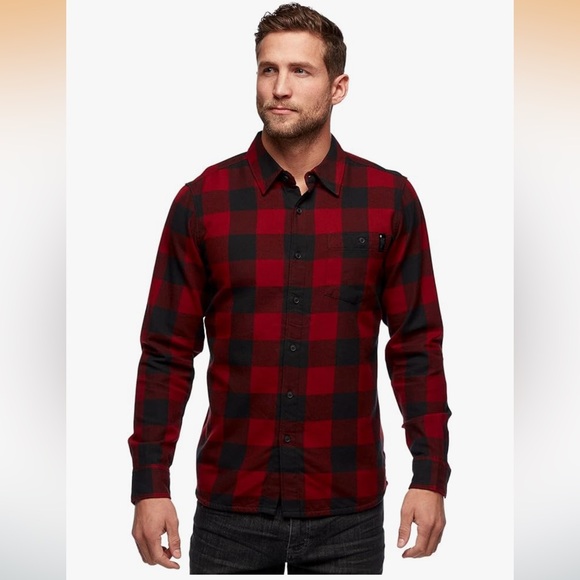 Black Diamond Mens Zodiac Flannel Long Sleeve Shirt Size Medium - Picture 10 of 12